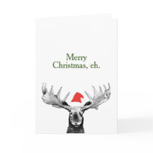 Frohe Weihnachten Eh Canadian Elche Strumpf Cap