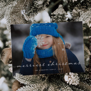 Frohe Weihnachten   Ein Foto Elegantes Skriptüberl