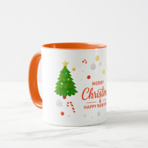 Frohe Weihnachten & ein glückliches neues Jahr F Tasse
