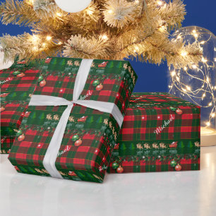 Frohe Weihnachten & ein glückliches neues Jahr! Sc Geschenkpapier