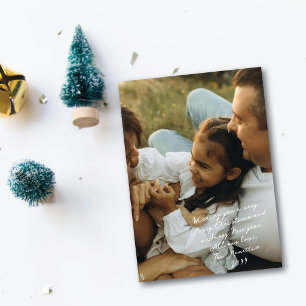 Frohe Weihnachten, ein gutes neues Jahr, lässig ha Feiertagskarte