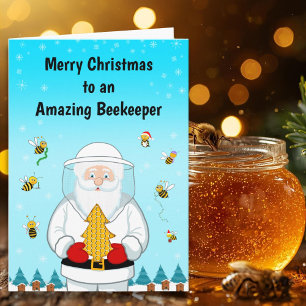 Frohe Weihnachten einem erstaunlichen Imker Karte