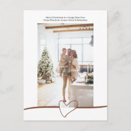 Frohe Weihnachten Einfach Elegantes Herz Personali