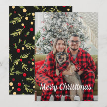 Frohe Weihnachten einfache ein Foto Familie Feiert