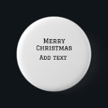 Frohe Weihnachten einfache minimale Namen Text-Mod Button<br><div class="desc">Gestaltung</div>