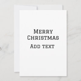 Frohe Weihnachten einfache minimale Namen Text-Mod Einladung