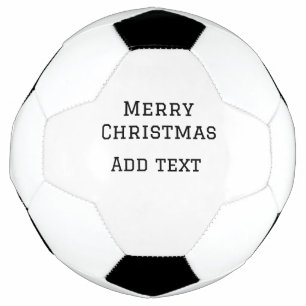 Frohe Weihnachten einfache minimale Namen Text-Mod Fußball