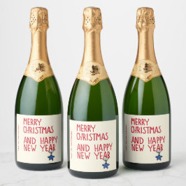 Frohe Weihnachten Einfache moderne Typografie