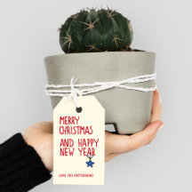 Frohe Weihnachten Einfache moderne Typografie