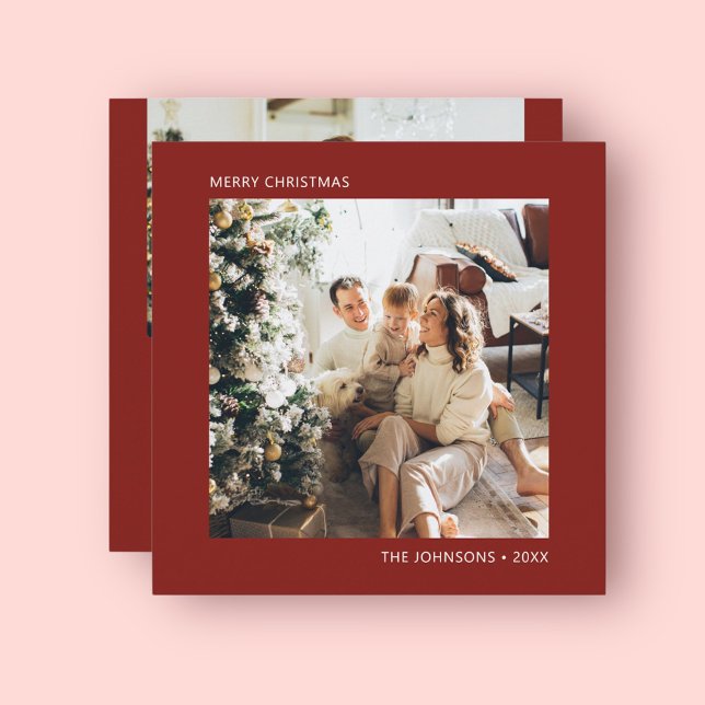 Frohe Weihnachten Einfaches Foto Red (Von Creator hochgeladen)