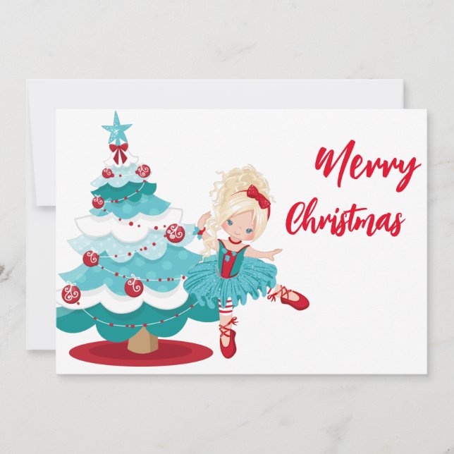 Frohe Weihnachten Einladung (Vorderseite)