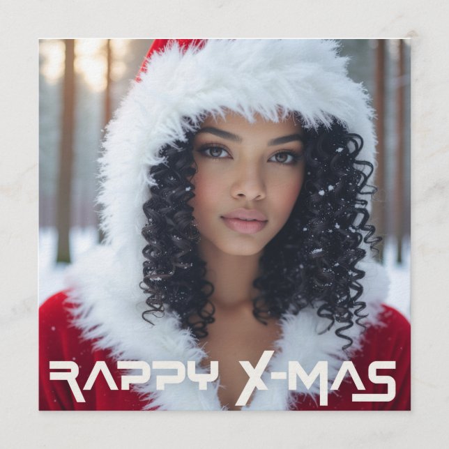 FROHE WEIHNACHTEN EINLADUNG (Vorderseite)