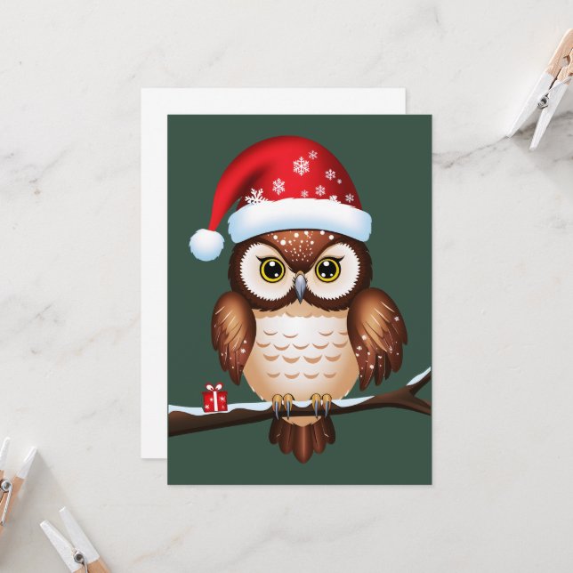 Frohe Weihnachten Einladung (Vorderseite/Rückseite Beispiel)