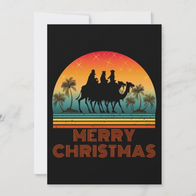 frohe Weihnachten Einladung (Vorderseite)