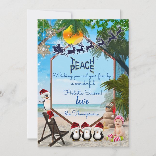 Frohe Weihnachten Einladung (Vorderseite)