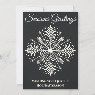 Frohe Weihnachten Einzigartige Chalkboard Snowflak