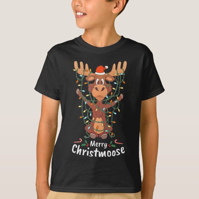 Frohe Weihnachten Elche Weihnachten Weihnachten We T-Shirt (Vorderseite)