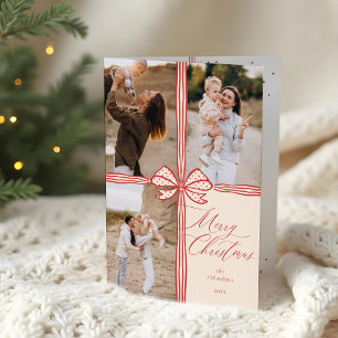 Frohe Weihnachten Elegant Bow präsentieren FotoCol