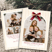 Frohe Weihnachten Elegant Gestreift 5 Foto
