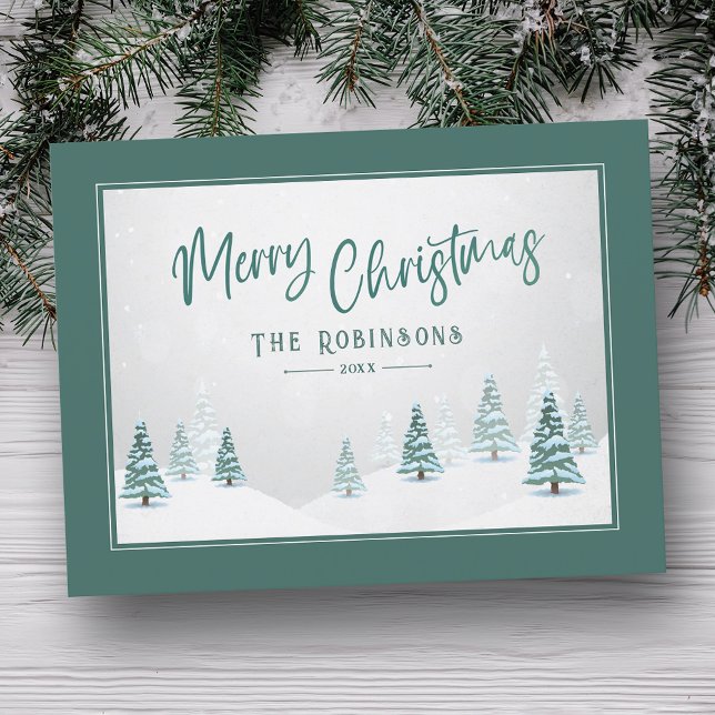 Frohe Weihnachten Elegante Land Winter Spruce Tree (Von Creator hochgeladen)