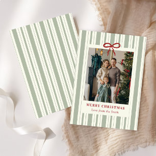 Frohe Weihnachten Elegante Schleife Foto Feiertags