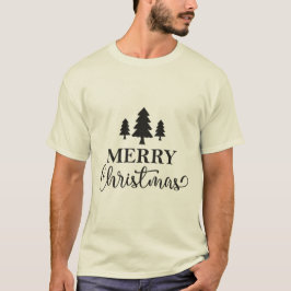 Frohe Weihnachten - Eleganter Baum T-Shirt