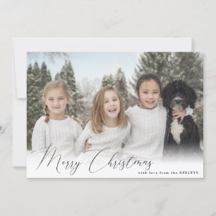 Frohe Weihnachten Elegantes Script Personalisierte