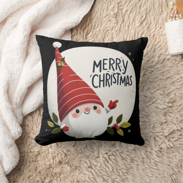 Frohe Weihnachten Elf Hat Kissen (Decke)