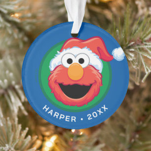 Frohe Weihnachten Elmo Ornament