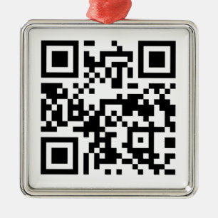 Frohe Weihnachten - Englisch Silbernes Ornament