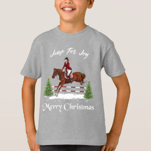 Frohe Weihnachten, englisches springendes T-Shirt