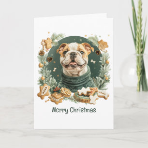 Frohe Weihnachten English Bulldogge