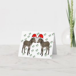 Frohe Weihnachten, Esel-Weihnachten Feiertagskarte