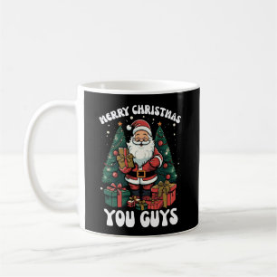 Frohe Weihnachten euch alle Santa Claus Kaffeetasse