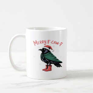 Frohe Weihnachten F Caw F Vintage Klassischer Stil Kaffeetasse