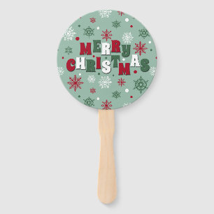 Frohe Weihnachten Fächer