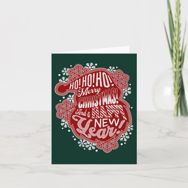 Frohe Weihnachten - Faltschachtel (Vorderseite)