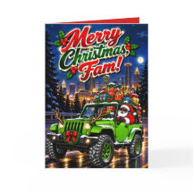 Frohe Weihnachten Fam Schwarzer Weihnachtsmann Off