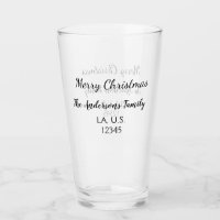 Frohe Weihnachten Familienname Adresse Name Text