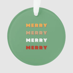 Frohe Weihnachten, farbenfrohe Weihnachten, Retro Ornament