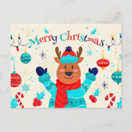 Frohe Weihnachten Feierliche Hintergrund Postkarte