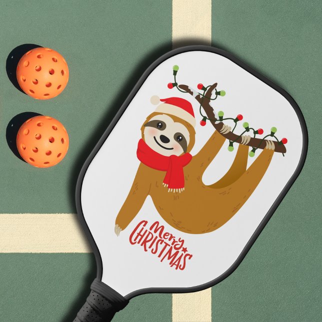 Frohe Weihnachten Feierliche Niedliche Feiertage S Pickleball Schläger (Von Creator hochgeladen)
