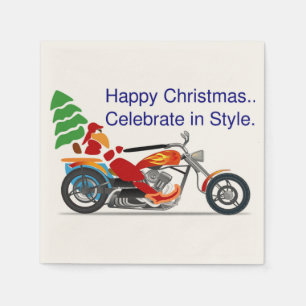 FROHE WEIHNACHTEN, FEIERN SIE MIT STIL SERVIETTE