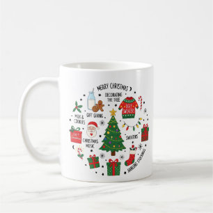 Frohe Weihnachten   Feiertag für die Familie Kaffeetasse