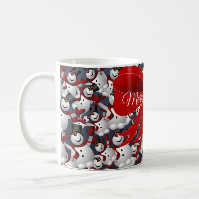 Frohe Weihnachten Feiertags Tasse  (Links)