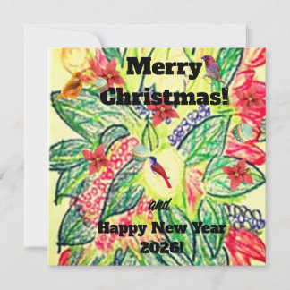 Frohe Weihnachten! Feiertagskarte