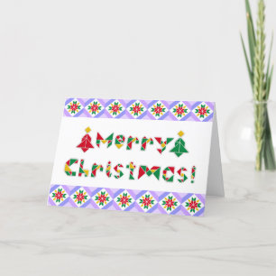 Frohe Weihnachten! Feiertagskarte