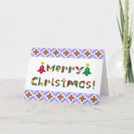 Frohe Weihnachten! Feiertagskarte