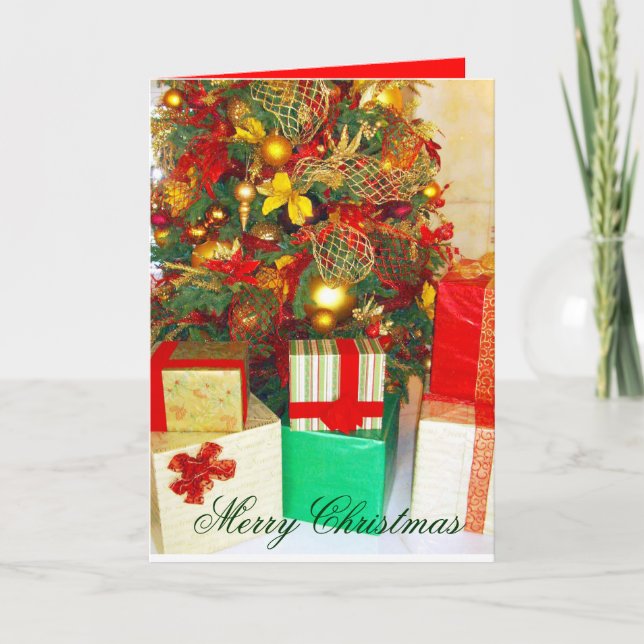 Frohe Weihnachten_ Feiertagskarte (Vorderseite)
