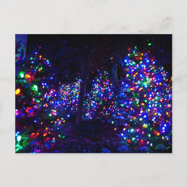 Frohe Weihnachten! Feiertagspostkarte (Vorderseite)